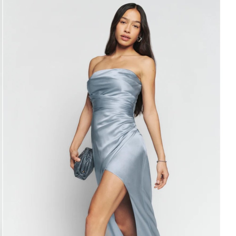 Reformation Barrow Silk Dress NWT